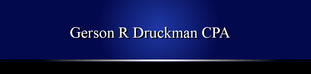 Accounting Services Las Vegas, NV - Gerson R Druckman CPA